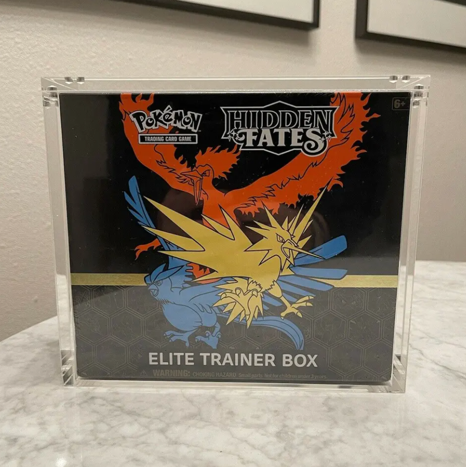 Acrylic Magnetic Elite Trainer Box Case - The M2 Vault