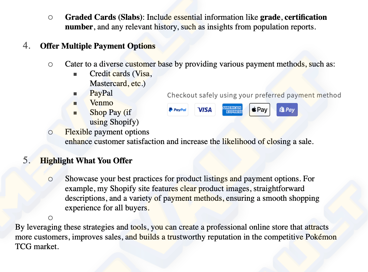 Essential Systems To Run & Grow a Pokémon TCG Business