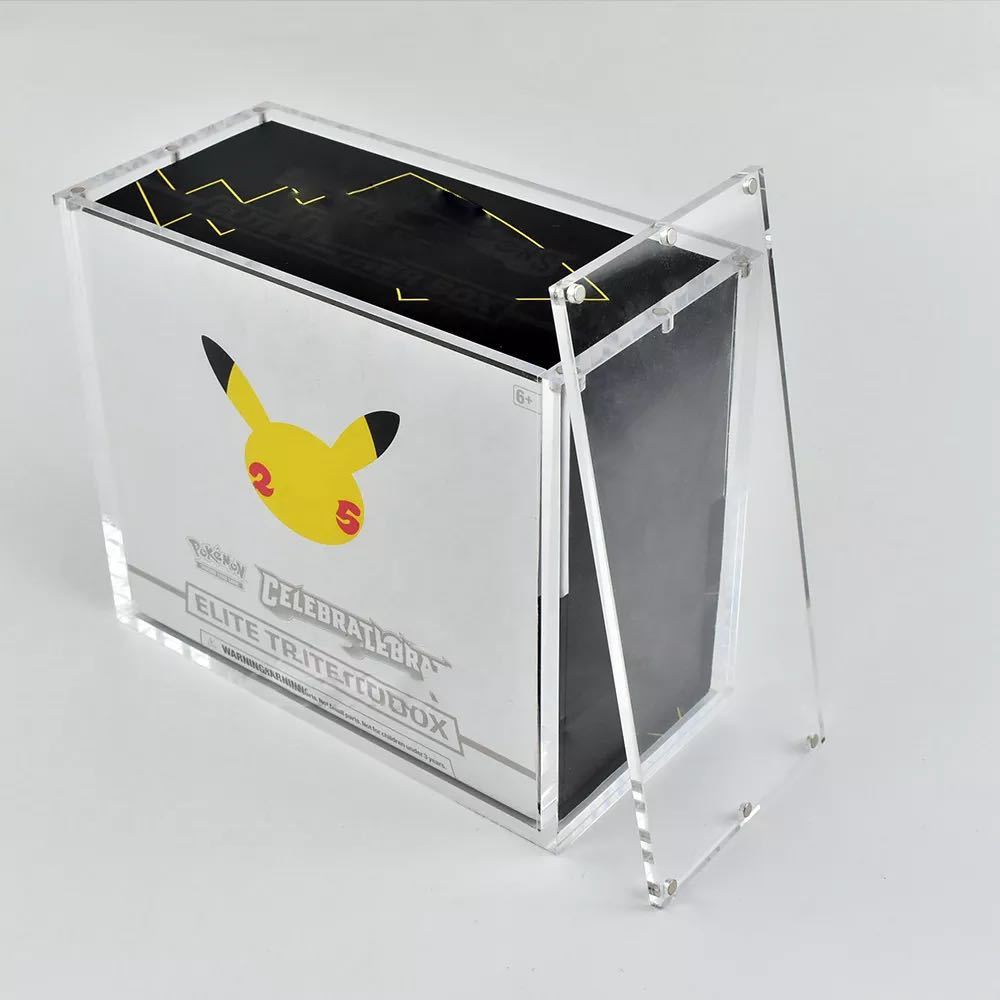 Popular Pokemon Acrylic Elite Trainer Box Display Case x5 bundle