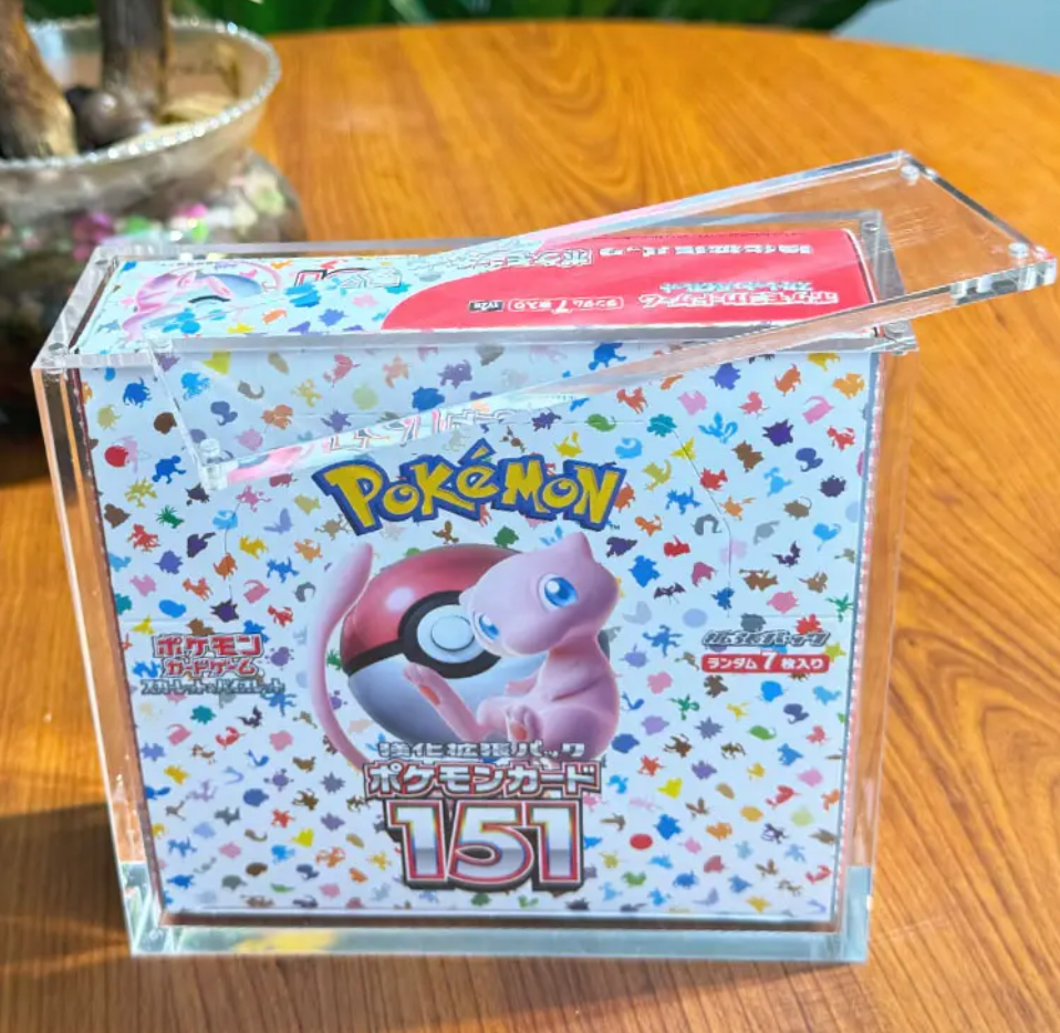 Acrylic Protection Case Magnetic Pokemon Japanese Booster Box