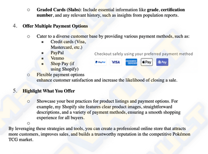 Essential Systems To Run & Grow a Pokémon TCG Business